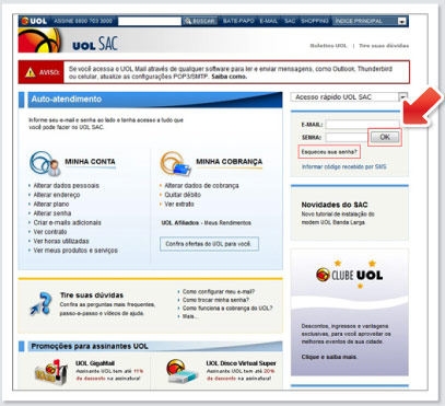Central de Ajuda - UOL Mail